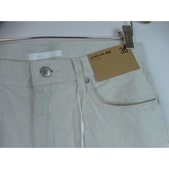 Helmut Lang Men's Jeans Size 30 Beige Classic Cut Denim Jean Pants 30 x 33